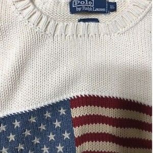 Polo ralph lauren flag knit